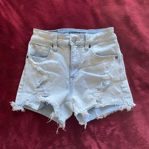 Aeropostale high waisted jean shorts 😍
